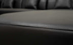 Univo Modern Leather Sectional with LED Lights