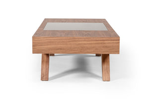 Douint Modern Walnut Coffee Table