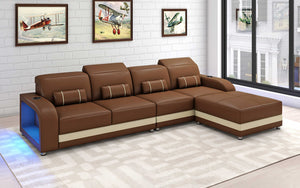 Ronan Mini Modern Sectional with Chaise