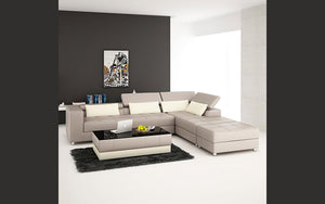 Erial Modern Leather Sectional