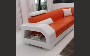 Luxi Modern U-Shape Leather Sectional