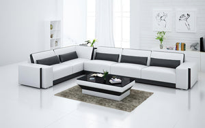 Silian Modern Leather Sectional