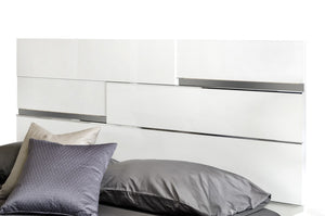 Anderm Italian Modern White Bed