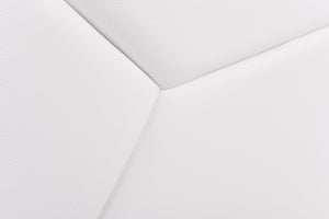 Cath Modern White Bed