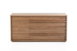Bitio Modern Walnut Nightstand