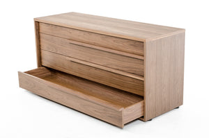 Bitio Modern Walnut Nightstand