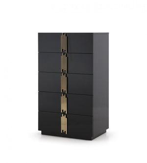 Tavi Modern Black & Gold Chest