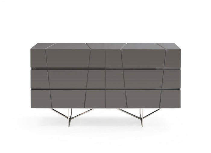 Ceremy Modern Grey Dresser