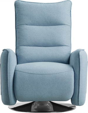 Divencci Modern Blue Fabric Recliner Chair